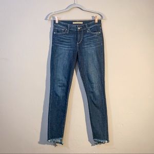 Joe’s Jeans Frayed Step Hem Skinny Jeans 25